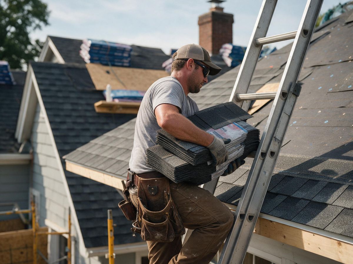 roofing project in Willy Street, Madison